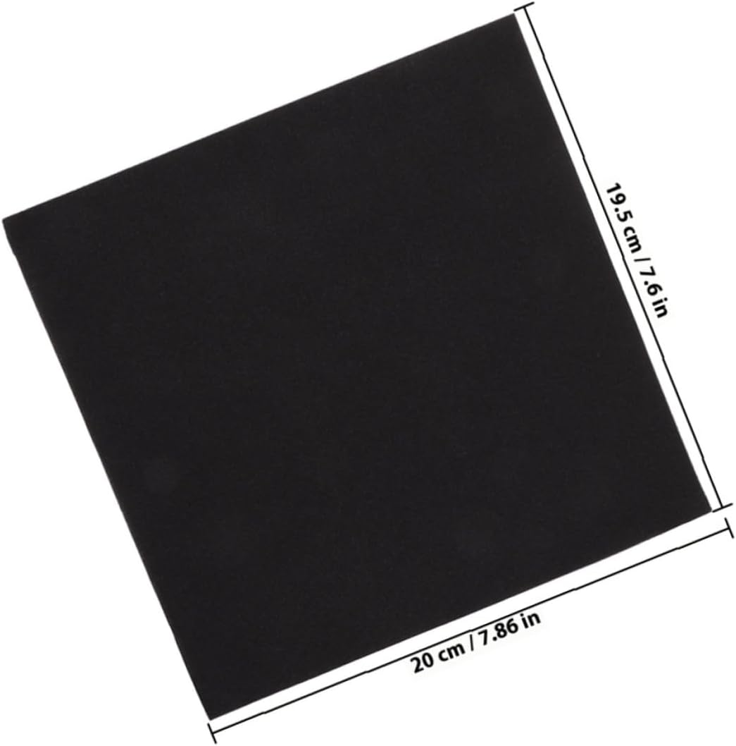 Sosoport Disposable Black Dinner Napkins 2 Packs of 50pcs Thick Hotel Paper Napkins for Wedding Reception Holiday Party and Home Table Decor