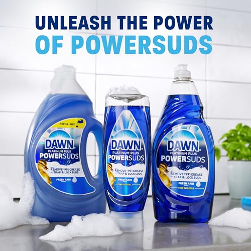 Dawn Platinum Plus PowerSuds Liquid Dish Soap, 51.5 oz. Refill - image 9
