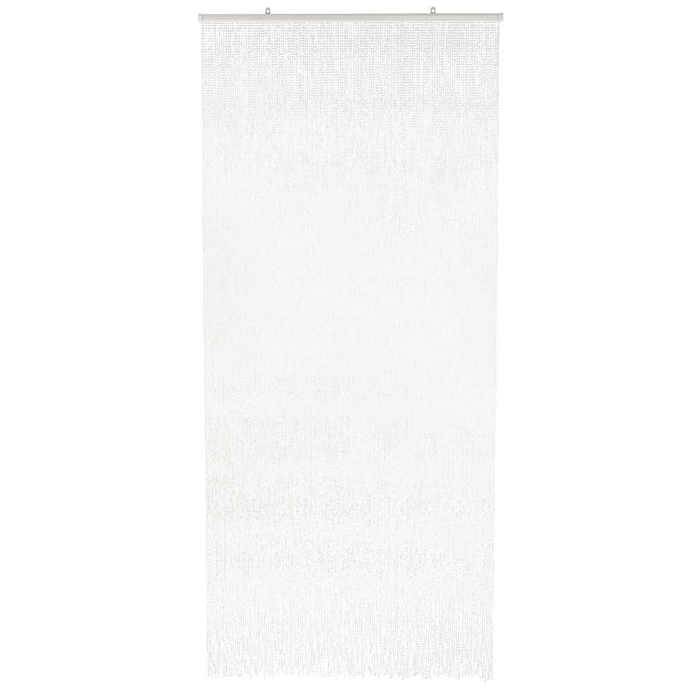 HAB & GUT Türvorhang MINI-DIAMANTEN klar, 90x200 sehr dicht, Insektenschutz Perlen Pailettenvorhang