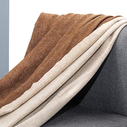 Spencer And Whitney Bed Throws Wool Blanket Dark Grey Throw