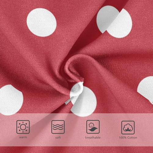 Boys Cotton Briefs Underwear White Polka Dots On Red Toddler Boy Cotton Underwear Toddler 3t Underwear Boy3