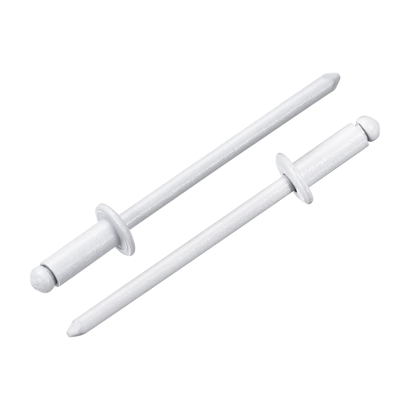 Rivets aveugles en aluminium blanc uxcell de 0,6 x 1,6 cm pour tôles et réparations | Lot de 150