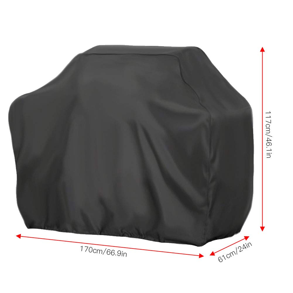 Drfeify Coperture per Griglia da Esterno, Tessuto Oxford Resistente alla Polvere Impermeabile Coperture per Barbecue per Barbecue Protezione per Barbecue per Giardino