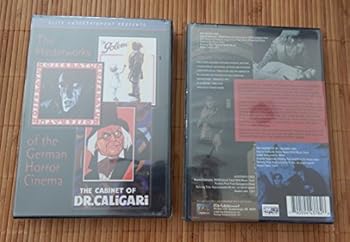 DVD Masterworks Of The German Horror Cinema (Nosferatu / The Cabinet of Dr. Caligari / The Golem) [DVD] Book