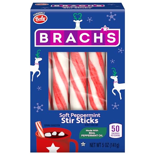 Brach's Holiday Soft Peppermint Stir Sticks...