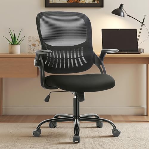 10 Best Computer Chair under $250 for Comfort and Ergonomic Support 6 Sweetcrispy Ergonomic Office Desk Chair Mesh Adjustable Swivel Mid-Back Computer Chair with Lumbar Support Comfy Flip-up Arms for Home Office