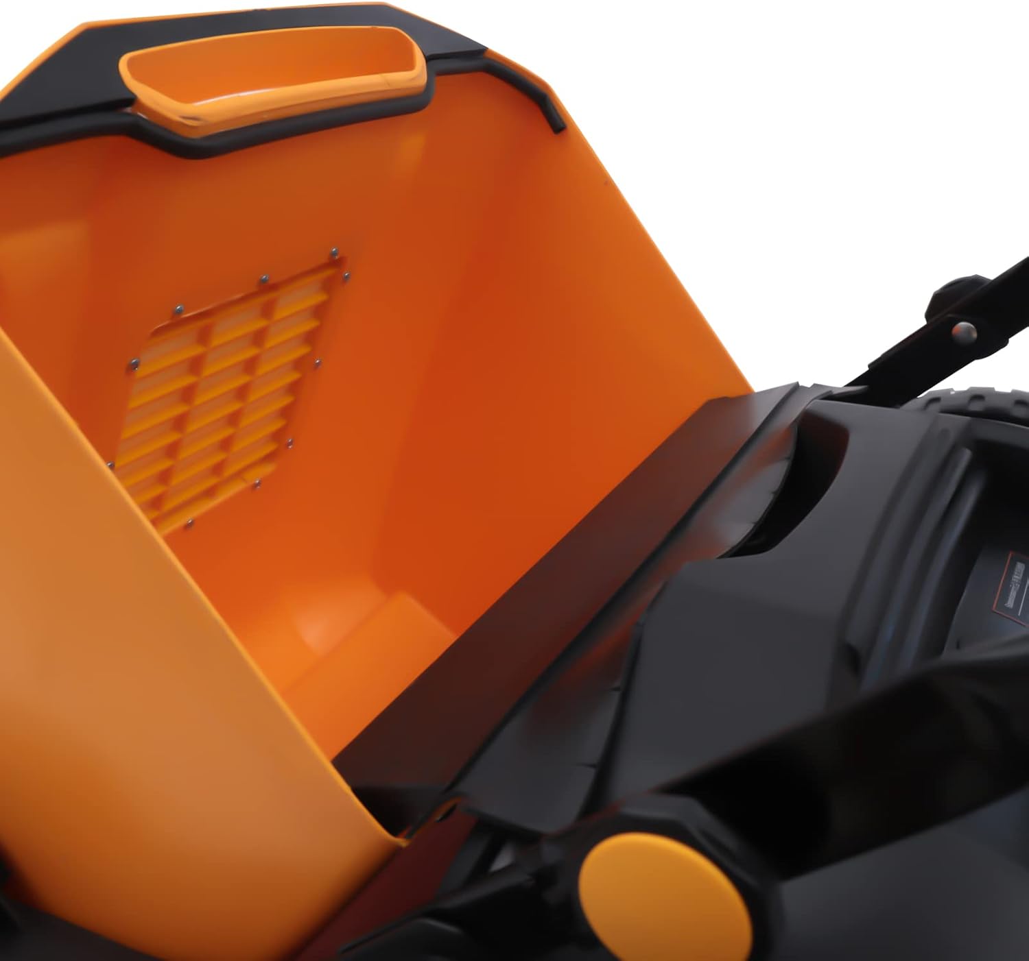 Open waste container of the TFCFL sweeper