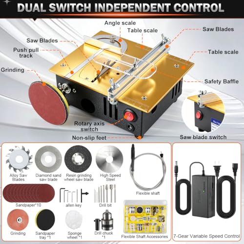 Nicklaua All-in-One Mini Table Saw