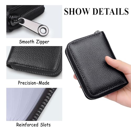 Business Credit Card Holder Organizer Wallet Binder Case Book for Men Women with 22 Card Slots3