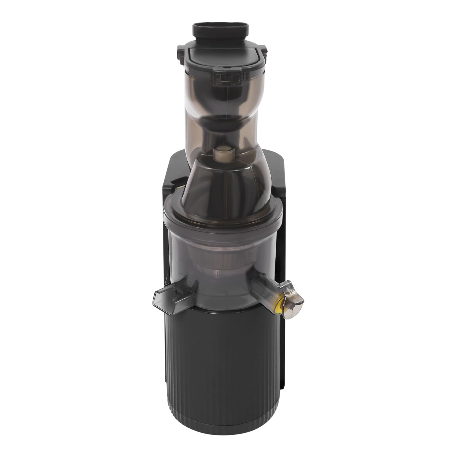 Extracteur de jus Slow Juicer 48 tr/min, 800 W, avec baie de remplissage extra large de 3,15", silencieux et haut rendement jusqu'à 98,5 %, Easy Clean, fonction arrière pour fruits et légumes, avec
