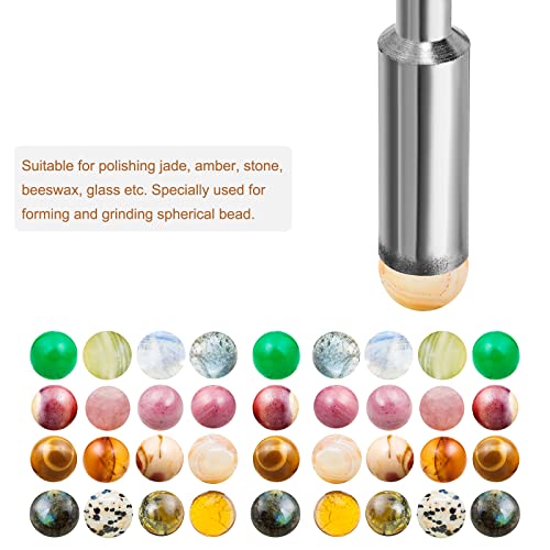 Pointe diamantée sphérique concave 15 mm pour la taille de haute précision