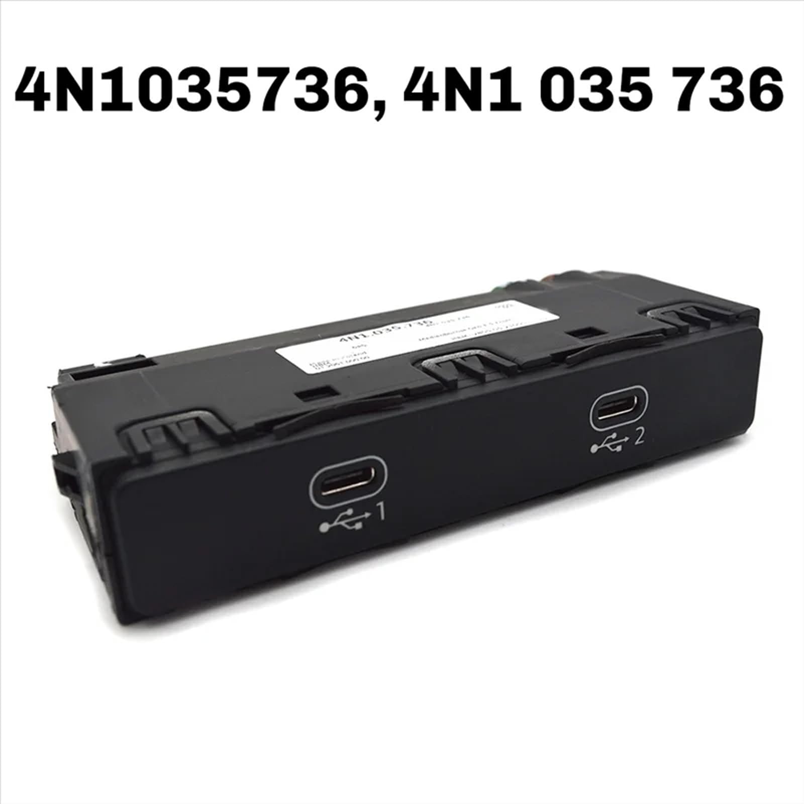 Modulo porta di ricarica per console centrale per presa di ricarica 2019-2024 4N1035736 035 736 sostituzione Type-C doppia presa