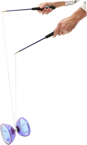 Miniatura 6 de Vaguelly Juguetes demoníacos 1 Unidades de doble cabeza Diábolo Niños Juguetes al aire libre Pegasus Juguete Dedo Entrenamiento Juguetes Niños