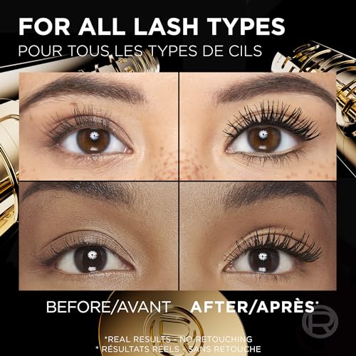 Image of L'Oreal Paris Voluminous Panorama Waterproof Mascara Volumizing, Clump Free, Smudge free, Long-lasting, Black, 9.9ml (Pack of 2)