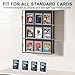 GEAoffice 75pc Magnetic Card Holder for Trading Cards, 35pt UV Protection One Card Holder Touch with Display Stands, Ultra Clear Baseball Card Holder for MTG, Sports, Standard Cards