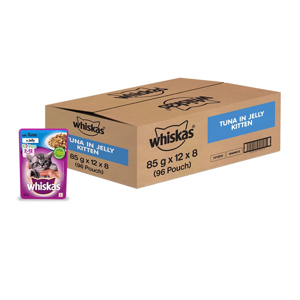 Whiskas Kitten (2-12 Months) Wet Cat Food, Tuna in Jelly Flavour, 96 x 85 g Pouches (B0BH47WRPY) Amazon Price History, Amazon Price Tracker
