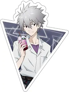 【公式】コスパ EVANGELION 描き下ろし 渚カヲル 屋外対応ステッカー 制服Ver.