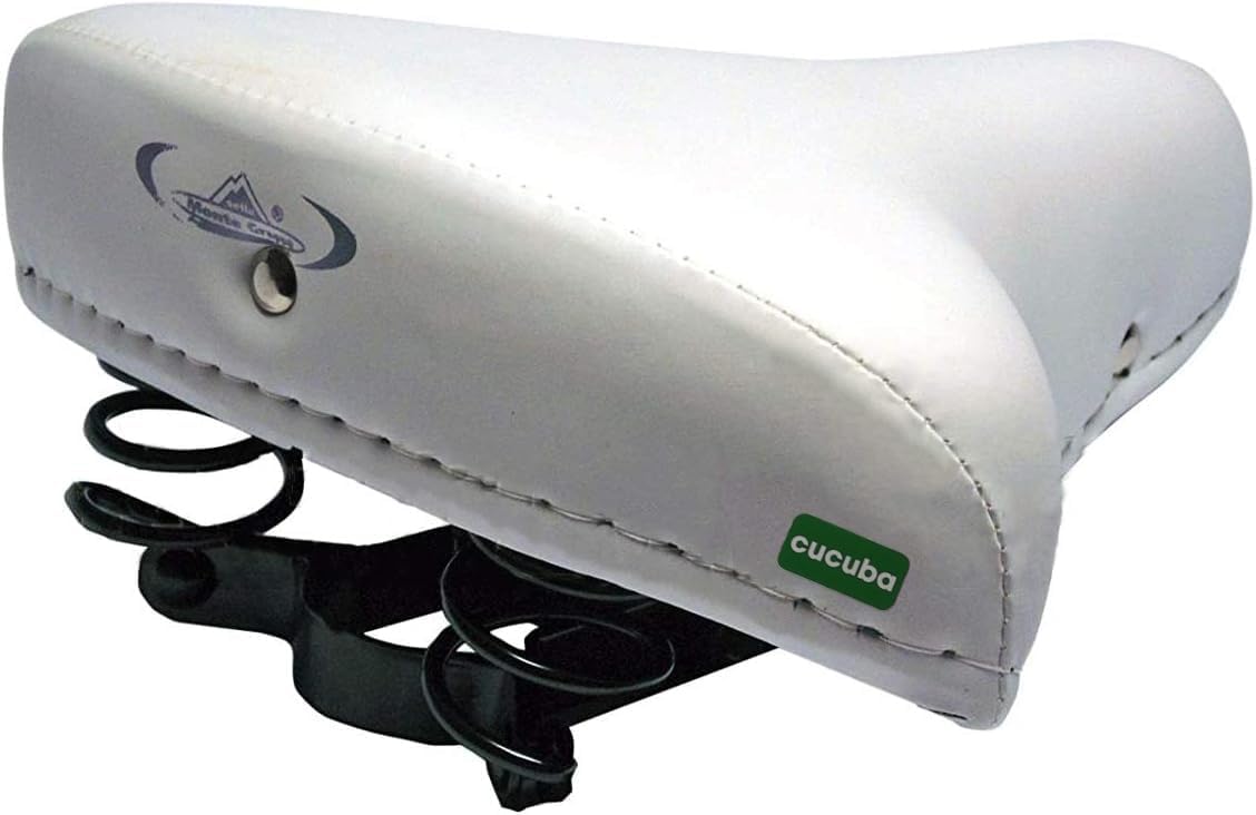 CUCUBA Sella Montegrappa Comfort con Molle e Imbottitura Anti Urto per Bicicletta Graziella - Epoca - Olanda - City Bike Unisex