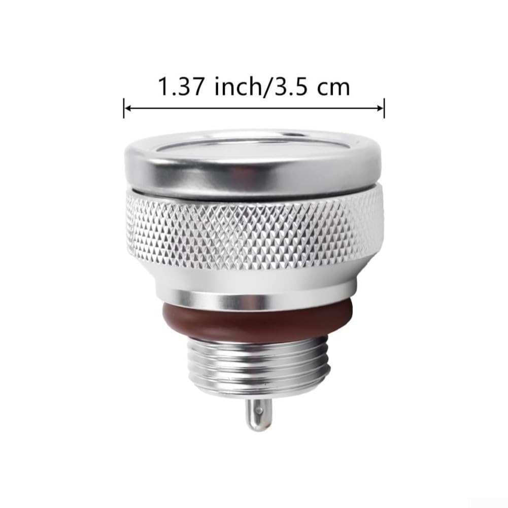 Manómetro Aceite M20x1.5 Aleación Aluminio 0-200℃