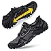Hiking Water Shoes Women Men Quick Drying Barefoot Yoga Surf Swim Shoes for Outdoor Indoor River Lake Grey Black