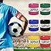 Mezeic Captain Armbands for Soccer, Unisex Captain's Armband Adjustable Football Arm Bands Adults & Youths Elastic Captain Arm Band Team Sports Accessories - Red
