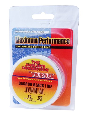 Woodstock Dacron Fishing Line, 300 Yards/200# Test, Black