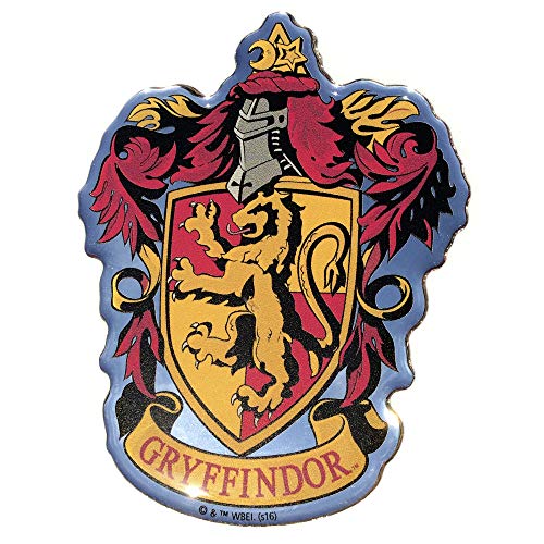 Image of Fan Emblems Harry Potter Domed Chrome Car Decal - Gryffindor Crest