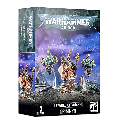GAMES WORKSHOP Warhammer 40k - Ligues de Votann Grimnyr, 69-07, Black