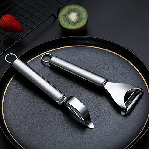 Potato Vegetable And Fruit Peelers For Kitchen,Kyraton Y Shaped And I Shaped Quality Stainless Steel Peelers,Sharp Blade And Ergonomic Non Slip Easy To Grip Handle Set Of 2 #TOP2