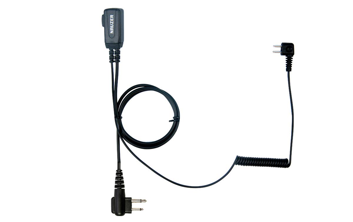 NAUZER PTT-32 / Cable con Micro PTT Compatible con PELTOR SPORTTAC Casco Caza (PTT32M-MOTOROLA)