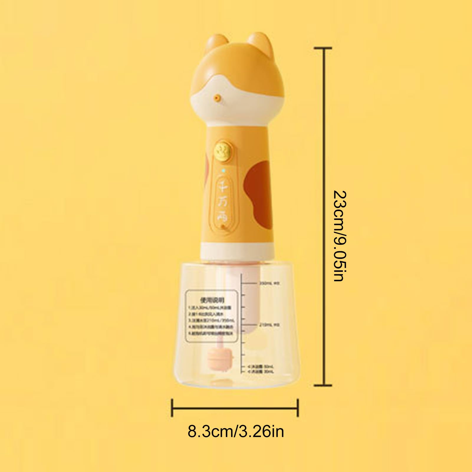 Espumador de champú para animales – Espumador de champú de dibujos | animados para animales domésticos – Rociador de baño para gatos ducha fregadero cocina, limpieza de casa