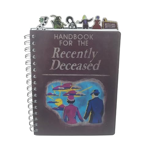 Innovative Designs Beetlejuice Tab Journal Notebook, Spiral Bound, 144 Lined Pages, 8 x 7 inche - Beetlejuice
