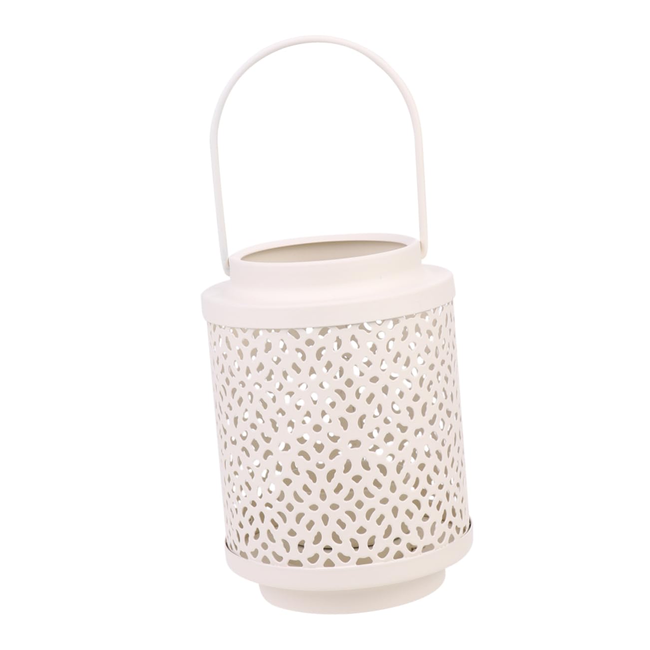 Cabilock Desktop Adornment Restaurant Candlestick Retro Decor Tealight Candle Holder Tea Lights Candle Holder Tablescape Decor Candlestick for Restaurant Decorations Hollow Out White