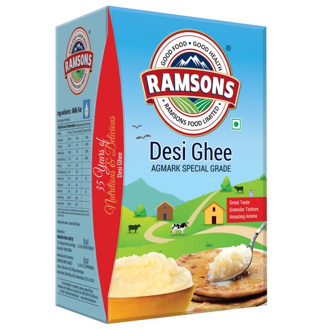 Ramsons Food Pure Desi ghee Made from Fresh Milk Pure Ghee for Better Digestion and Immunity