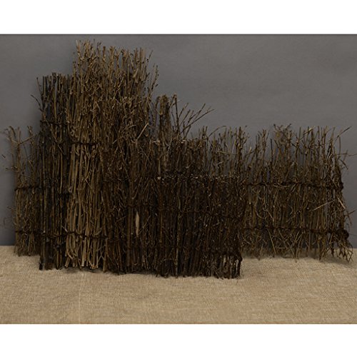 Baoblaze Cercas De Jardim Em Casa Bar Cabana Cerca De Bambu Cerco Triagem Exterior - 30x11 cm