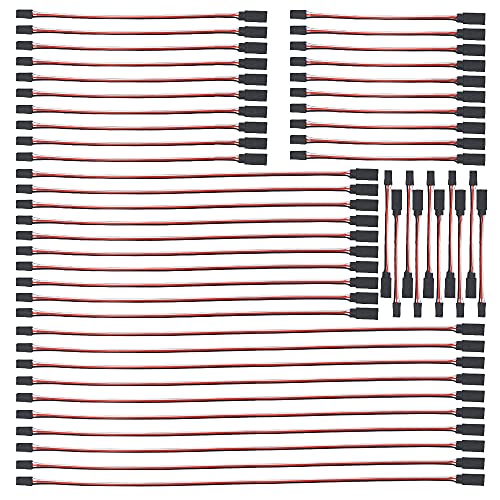 Câble d'extension de servo 3 broches mâle femelle compatible JR Futaba pour modélisme avion