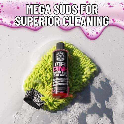 Image of Chemical Guys, Mr. Pink pH-Balanced Car Wash Soap for Foam Cannons, 128 oz | Thick foaming suds lift dirt and grime in foam cannons, blasters or buckets, gentle on wax, sealant and ceramic