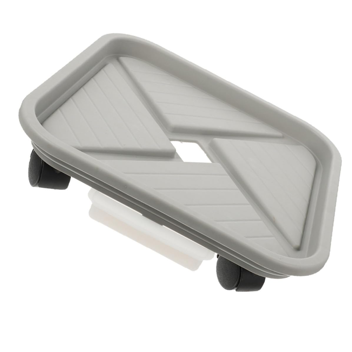 Support plante roulette 60kg acier inox plateau mobile