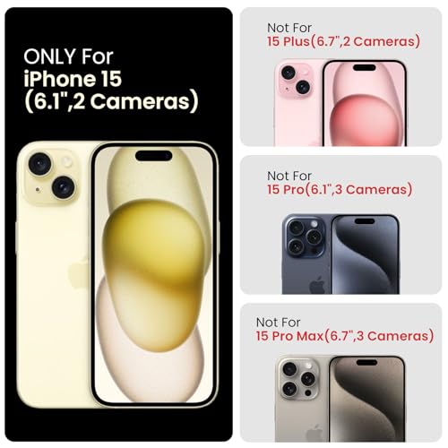 Image of FireNova Designed for iPhone 15 Case, Silicone Upgraded [Camera Protection] Phone Case, Soft Anti-Scratch Microfiber Lining Inside, 6.1 inch, Light Blue