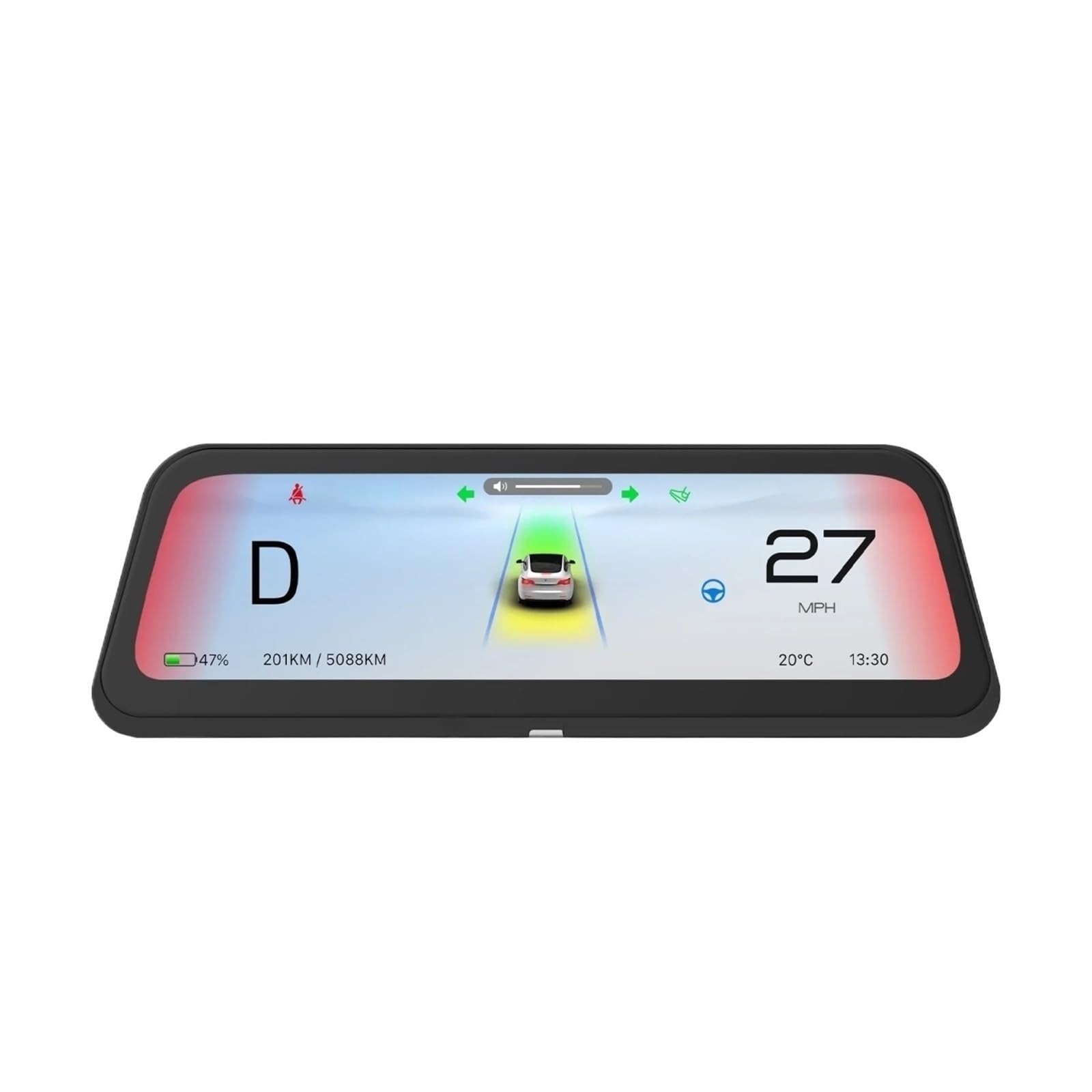 2025 9.6" Head Up Display Compatible With Tesla HUD Model 3 2016-2023 Y 2020-2024 5-minute Quick Installation Android AUTO
