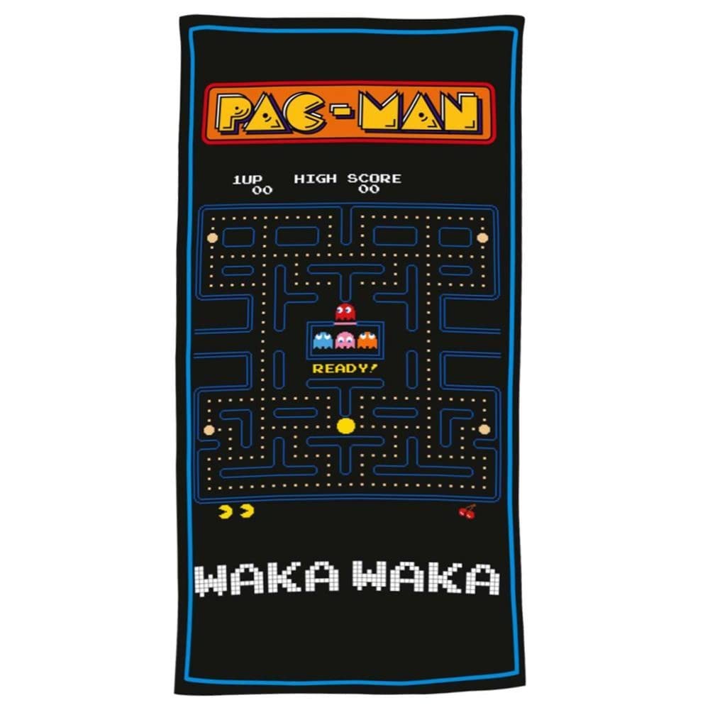 Groovy Uk Towel, Black, 75x150cm