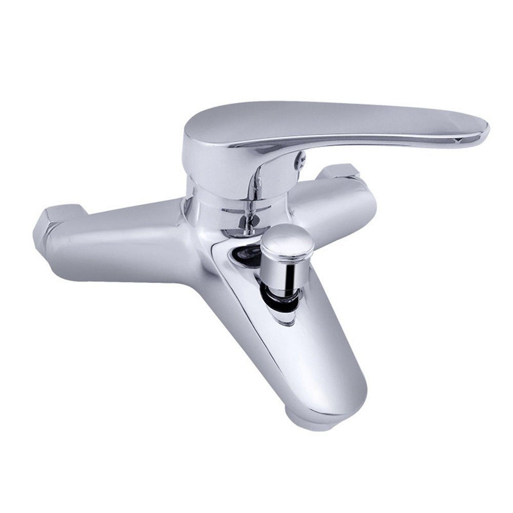 Modern minimalist multi-function copper shower faucet bathtub hot and cold faucet