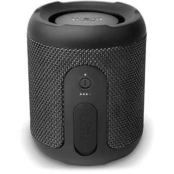 Foto di Vieta Pro Cassa Bluetooth Portatile Potente, Radio FM, Resistente all'Acqua, Batteria da 13 ore, MP3 Player, Microfono wireless, Aux-In, USB-C, TWS | Speaker Altoparlante Nero Titanio | Sun