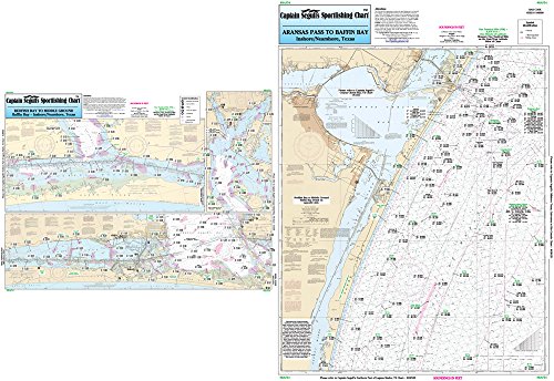 Nearshore/Inshore Baffin Bay, TX - Laminated Nautical Navigation & Fishing Chart by Captain Segull's Nautical Sportfishing Charts | Chart # BAF54