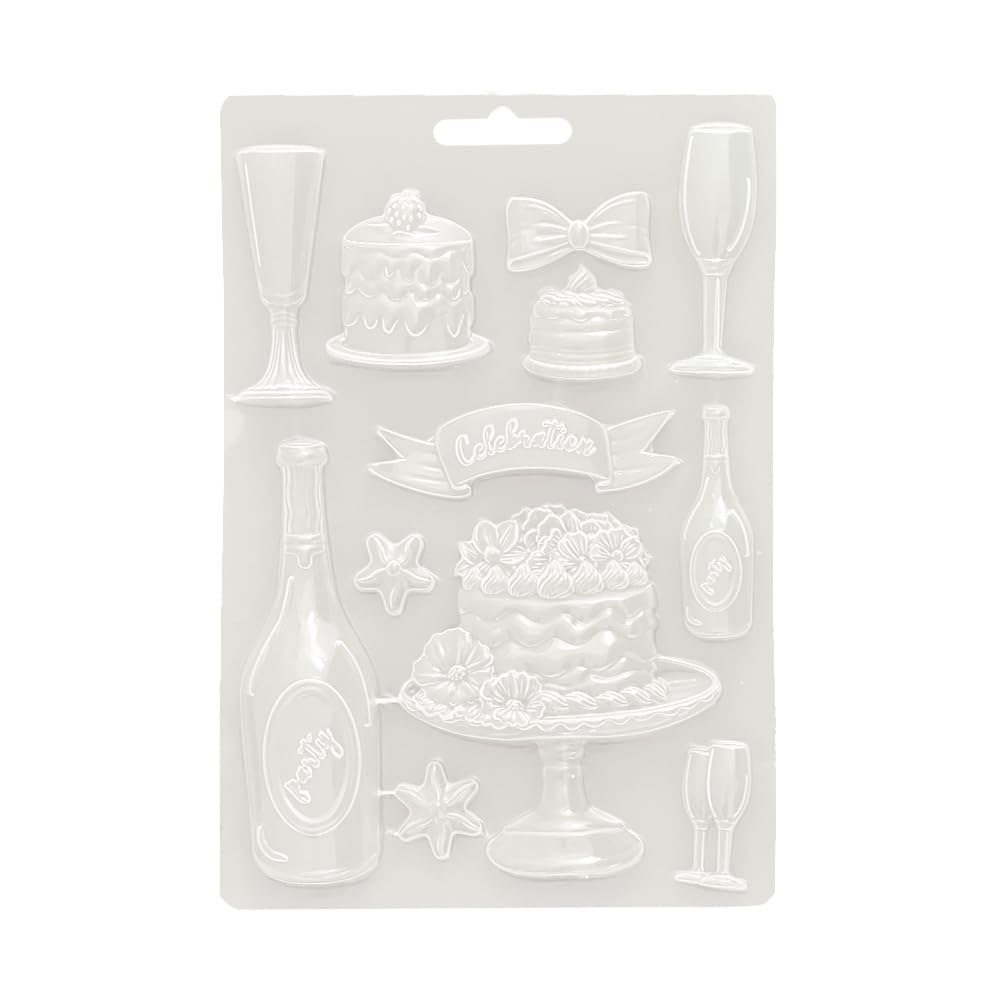 Stamperia K3PTA5667 Soft Mould A5, Grey, 14.8 x 21 x 1.1 cm