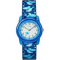 Timex Boys Time Machines Analog Elastic Fabric Strap Watch