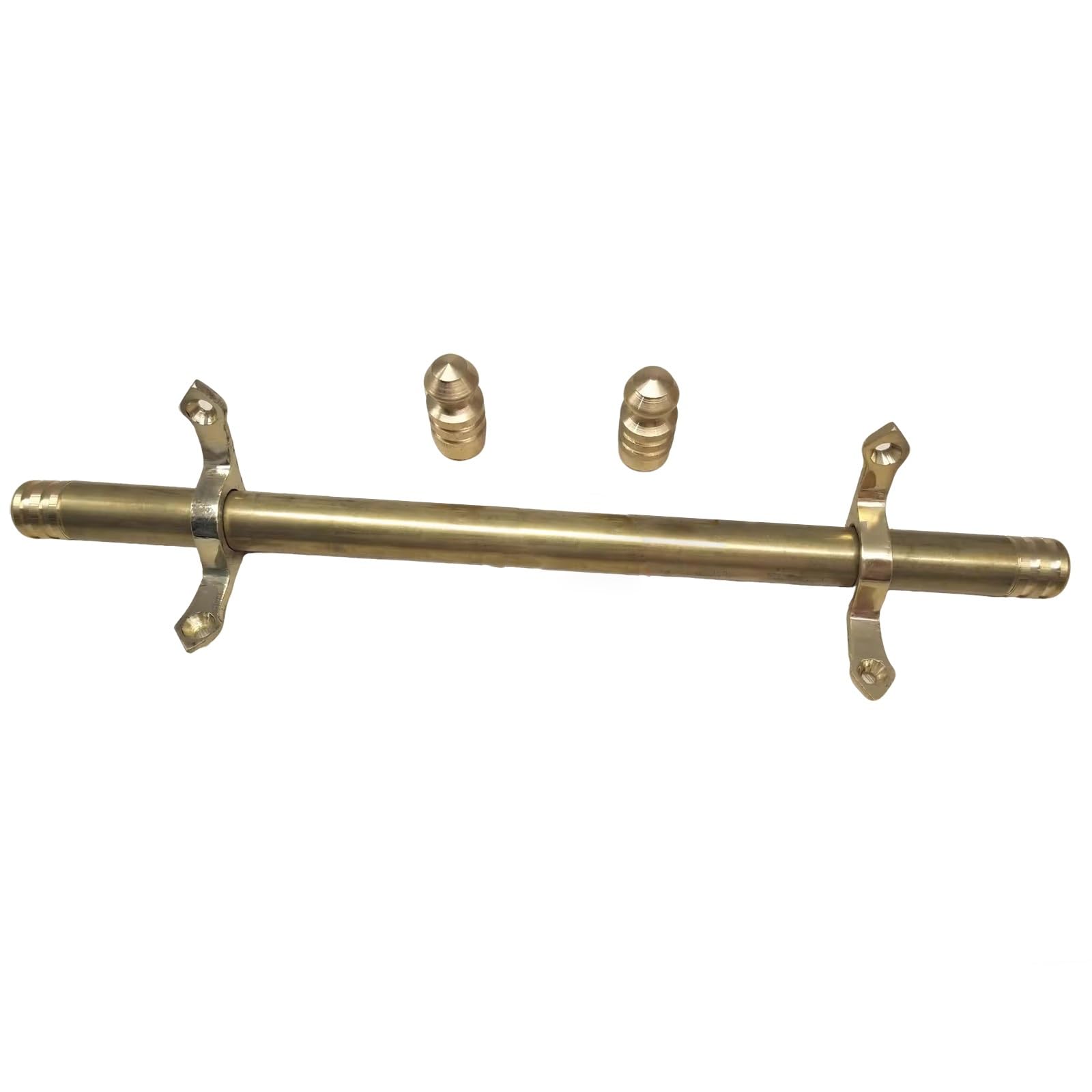 DFGHNBVC Stair Rods For Runners With Finials, Hollow Tubular Hardware For Staircases,10Pcs-48In(122Cm)