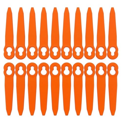 Plastique Lame Coupe Bordure sans Fil, 100Pcs Lames Coupe Bordure, 90mm Compatible avec Stihl PolyCut 2-2 3-2, FSA 45 FSA 57 FSE 52, Pièce de Rechange OEM...