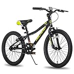 HH HILAND HILADN Bicicleta de montaña de 20 Pulgad...: 【Bicicleta de Montaña para Niños】: Bicicleta infantil de 20 pulgadas para niños y niñas con colores brillantes, elegantes y encantadores. Su cuadro ligero y un asiento cómodo la convierten en la bicicleta más cómoda y fácil de usar para los niños del...