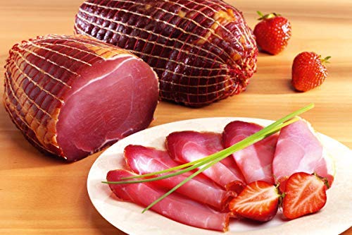Halber Nuss-Schinken, geräuchert Stück ca. 500g | Schinken Feinkost | Spezialitäten aus Norddeutschland | Schinken Spargel Beilage Cover